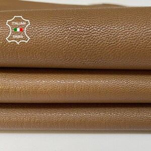 CAMEL BROWN Thick Italian Goatskin Goat Leather hide hides skin skins 5+sqf 1.1mm #B324