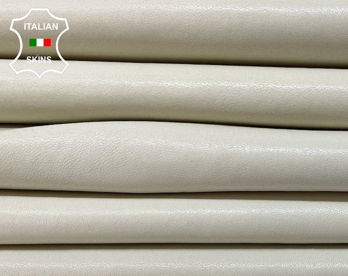 Ivory Soft Italian genuine STRETCH Lambskin Lamb Sheep wholesale leather skins Elastic pants trousers leggings 0.5mm to 1.0 mm