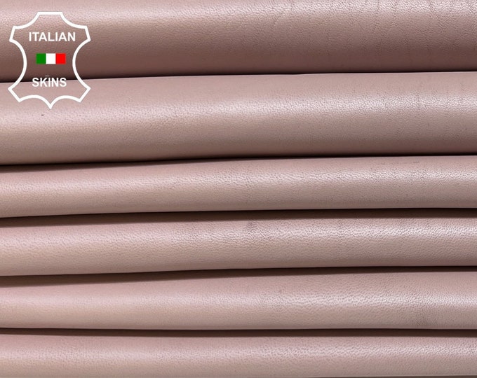 BOIS DE ROSE Nude Pink Italian Goatskin Goat leather pack 2 hides skins total 15sqf 1.0mm #B3302