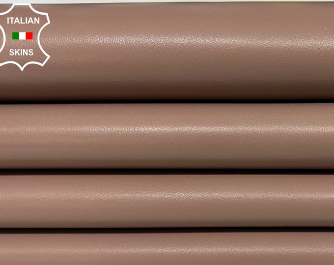 DEEP NUDE Italian Metis Lambskin Lamb Sheep Leather pack 2 hides skins total 9+sqf 0.8mm #B3161