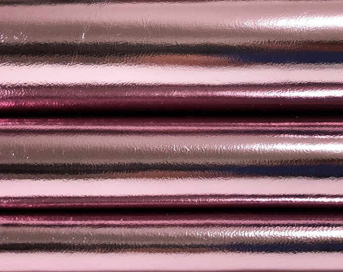 METALLIC PINK Italian lambskin leather for swing 12 skins hides total 80-90sqf