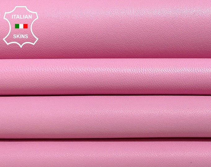 PINK Top Quality smooth Italian genuine Metis Lambskin Lamb Sheep wholesale leather skins shoes Bags Bookbinding 0.5mm to 1.0 mm