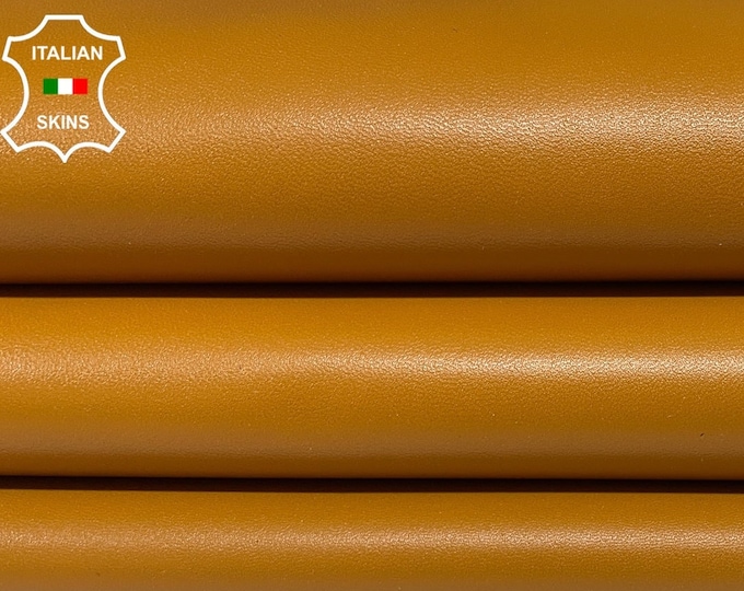TAN Italian Metis Lambskin Lamb Sheep Leather hide hides skin skins 6sqf 0.8mm #B2896