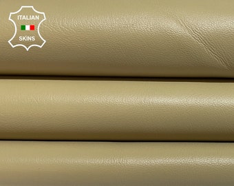 Delivered Duty Paid-BEIGE SAND Italian Lambskin Lamb Sheep Leather hides hide skin skins 6+sqf 1.0mm #B2720