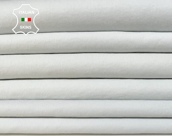 Washed White Soft Italian genuine STRETCH Lambskin Lamb Sheep wholesale leather skins Elastic pants trousers leggings 0.5mm to 1.0 mm