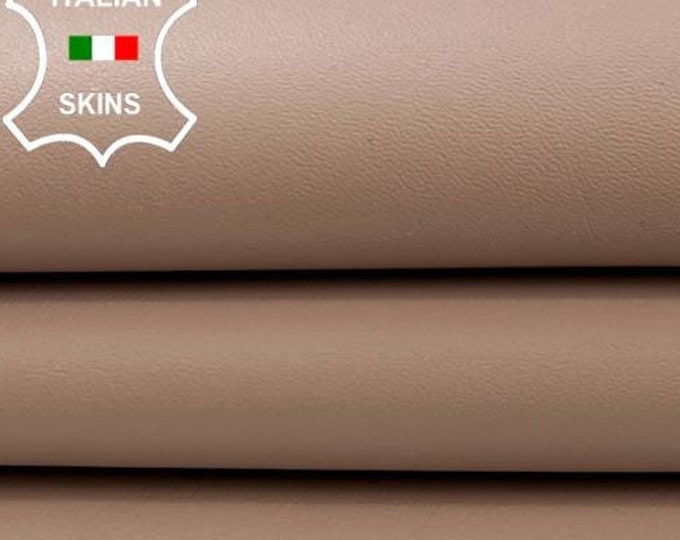 DEEP NUDE PINK Italian Lambskin Sheep Lamb Leather hide hides skin skins 4+sqf 1.0mm #C2957