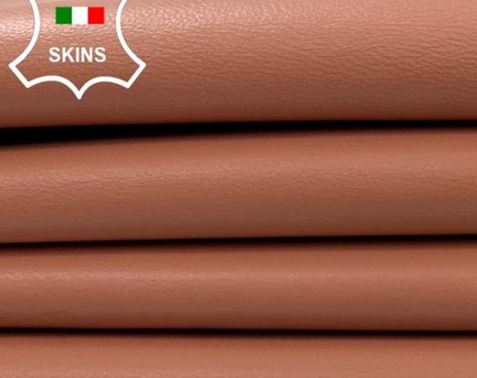 CREPE PINK Soft Italian Lambskin Sheep Lamb Leather hide hides skin skins 4sqf 0.8mm #C2958