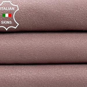 OLD PINK CRACKED Vintage Look Thick Soft Italian Goatskin Goat Leather hide hides skin skins 5+sqf 1.5mm #C2671