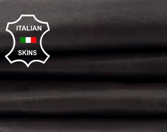 Delivered Duty paid - BROWN ANTIQUED VEGETABLE Tan Soft Italian Lamb leather skin 5+sqf 0.7mm #Z197