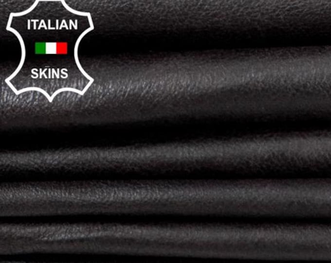 Free FedEx & Duties - DARK BROWN CRINKLED Soft Italian Lamb leather pack 4 skins total 25sqf 1.0mm #Z587