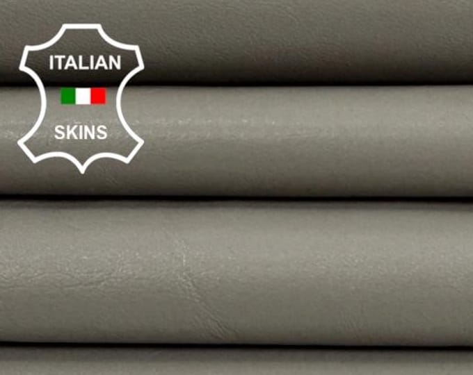 Delivered Duty paid - BEIGE Soft Italian Lamb leather skin 6sqf 0.7mm #Z192