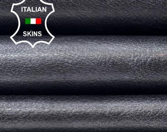 Delivered Duty Paid-GREY PEARLISED DISTRESSED Foggy Rough Italian Goat leather pack 2 skins total 8+sqf 0.9mm #C7039