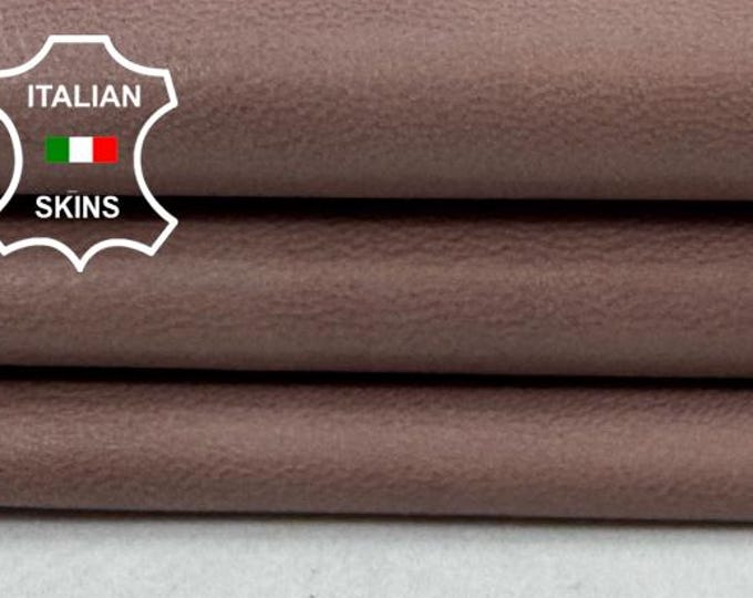 Delivered Duty paid - NUDE DISTRESSED Thin Soft Italian Lamb leather skin 2+sqf 0.6mm #Z121