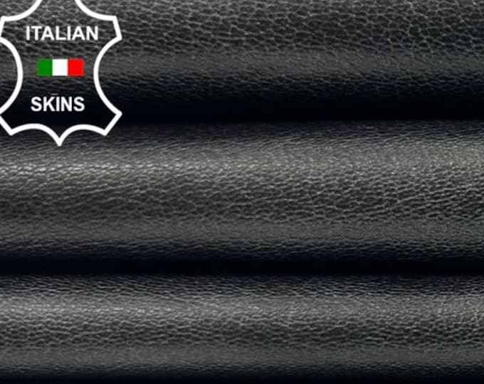 SMOKED SILVER CHROME Distressed Antiqued Rough Italian Goatskin Goat leather pack 6 hides skins total 25sqf 1.0mm #C4679