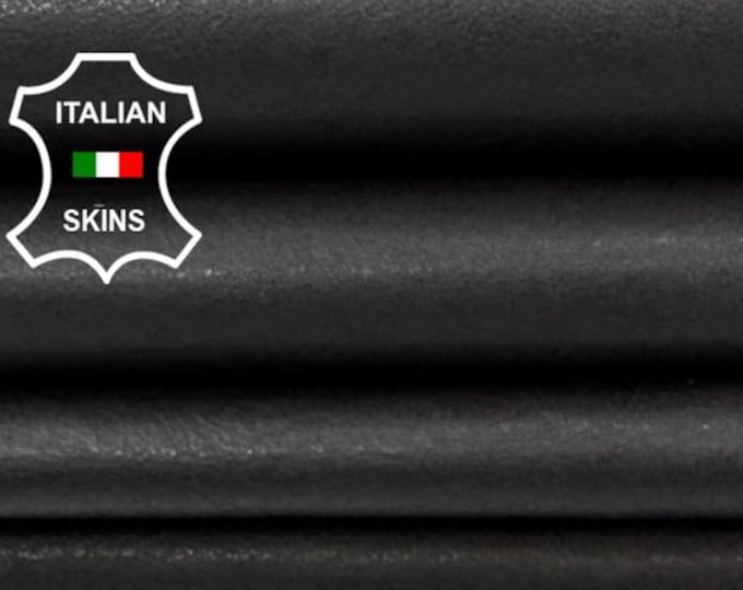 DARK BROWN Vegetable Tan Soft Italian Lamb leather skin 8+sqf 0.7mm #C7476