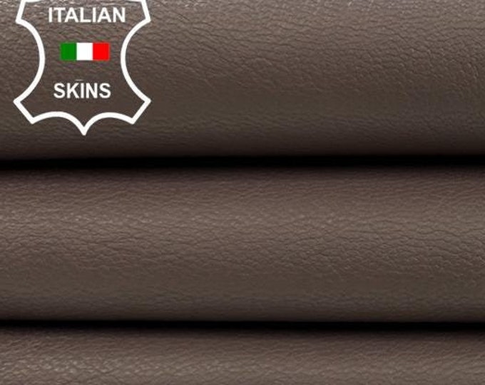 TAUPE BROWN ROUGH Soft Italian Goatskin Goat Leather hide hides skin skins 6sqf 0.8mm #C2971