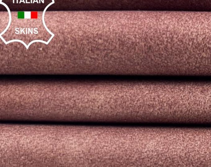 Delivered Duty Paid-NUDE DISTRESSED Vintage Look Thin Soft Italian Lamb leather skin 6sqf 0.6mm #C6106