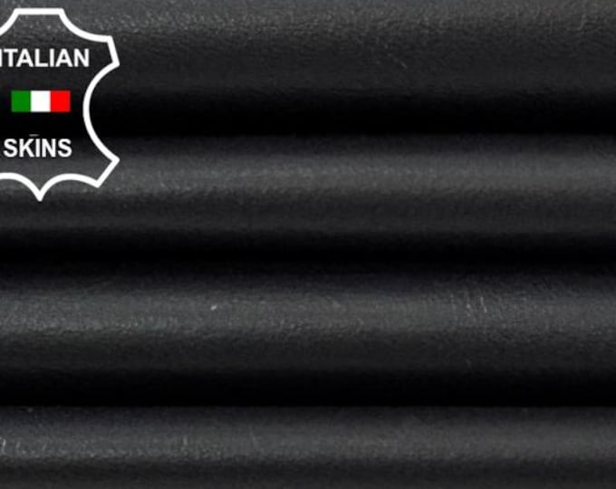 Delivered Duty paid - VERY DARK BROWN Thin Soft Italian Lamb leather skin 6sqf 0.5mm #Z75