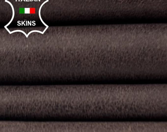 Delivered Duty Paid-REDDISH BROWN VINTAGE Look Vegetable Tan Soft Italian  Lamb leather skin 5sqf 0.7mm #C6128