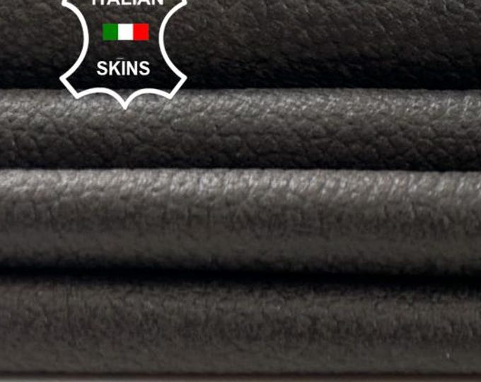 DARK BROWN PEBBLE Grainy Vintage Look Thin Soft Italian Lambskin Sheep Lamb leather hide hides skin skins 11sqf 0.6mm #C4066