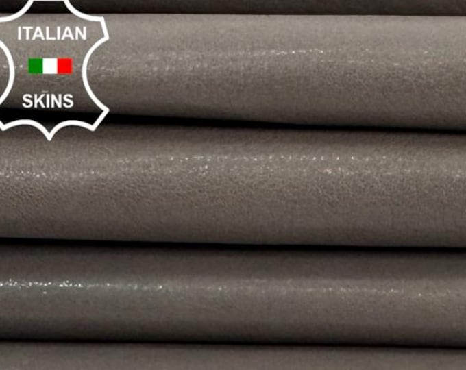 Delivered Duty paid - WASHED TAUPE BEIGE Vegetable Tan Thick Italian Goat leather pack 2 skins total 12+sqf 1.2mm #Z39