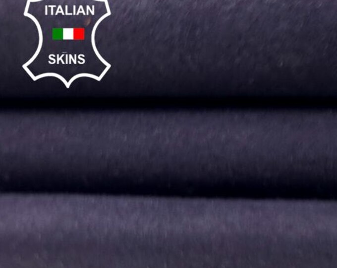 PURPLE VINTAGE USED Look Soft Italian Lambskin Sheep Lamb leather hide hides skin skins 5sqf 0.7mm #C5308