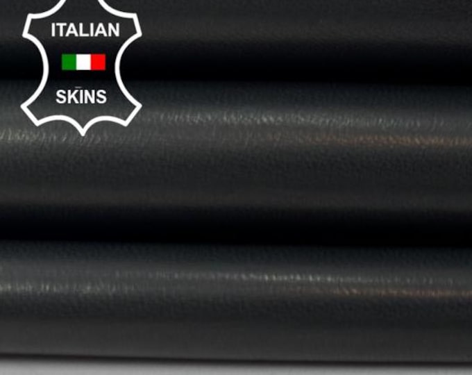 Delivered Duty Paid-DARK GREY GLOVES Aniline Finish Soft Italian Lamb leather skin 4sqf 0.7mm #C6989