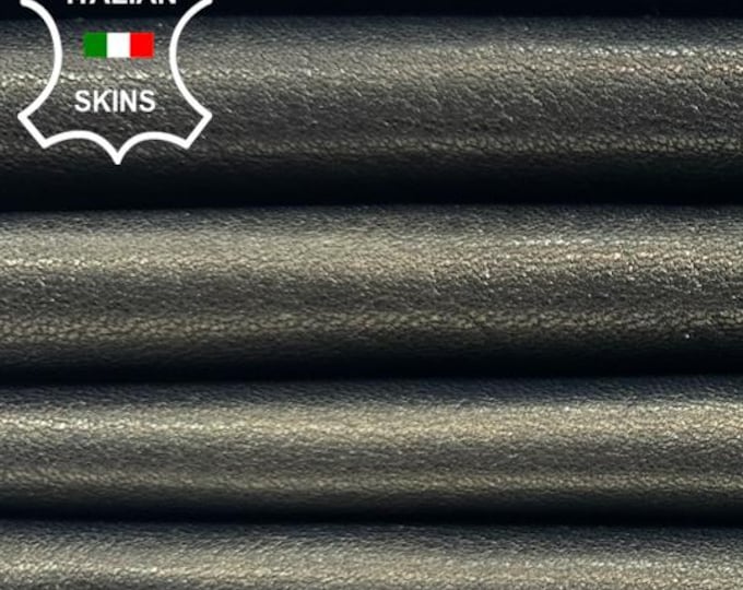 OLD BRONZE WASHED Vegetable Tan Thick Soft Italian Lambskin Sheep Lamb leather pack 2 hides skins total 12sqf 1.1mm #C5601