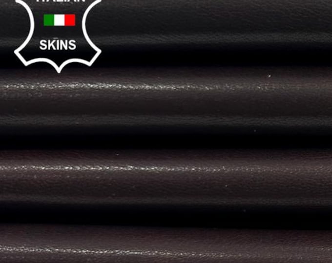 REDDISH BROWN DISTRESSED Antiqued Italian Goatskin Goat leather pack 2 hides skins total 7+sqf 0.9mm #C4366