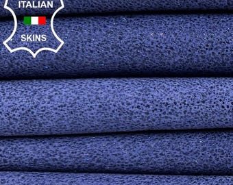 Delivered Duty Paid-PURPLE PEARLISED GLITTERED Shimmer Print Thick Soft Italian Goat leather pack 2 skins total 7+sqf 1.2mm #C7029