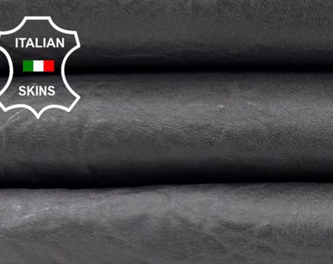 WASHED TAUPE CRINKLED Vegetable Tan Italian Lamb leather pack 2 skins total 10+sqf 1.0mm #C7146