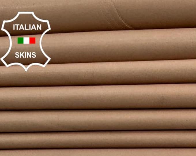Delivered Duty paid - NUDE Thin Soft Italian Lamb leather pack 3 skins total 15sqf 0.5mm #Z13