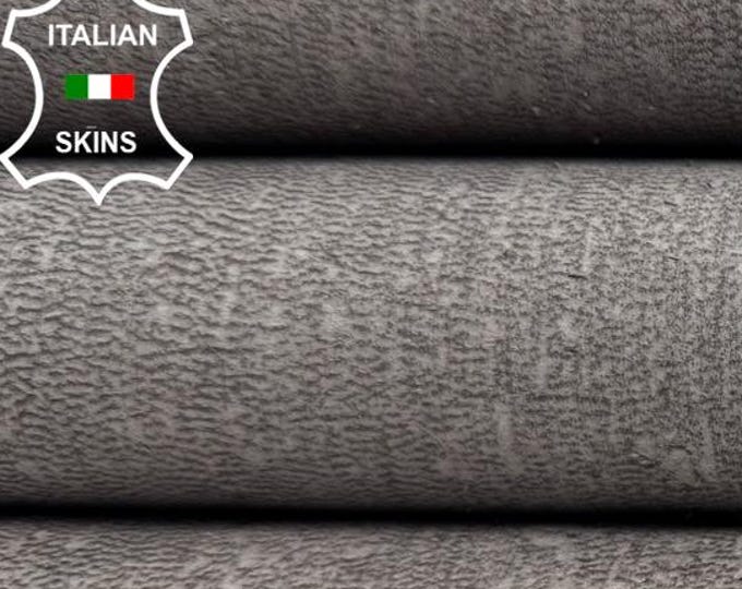 WALNUT BROWN VERY Vintage Look Thick Italian Goatskin Goat leather hide hides skin skins 6+sqf 1.1mm #C6091