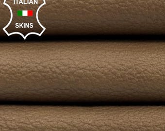 WALNUT BROWN GRAINY Rough Soft Italian Goatskin Goat leather hide hides skin skins 7sqf 1.0mm #C5326