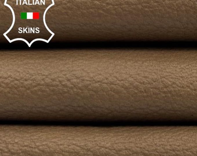 WALNUT BROWN GRAINY Rough Soft Italian Goatskin Goat leather hide hides skin skins 7sqf 1.0mm #C5326