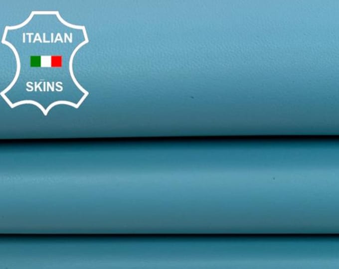 Free FedEx & Duties - SKY BLUE Italian Metis Lambskin Lamb Leather skin 5+sqf 1.0mm #Z583