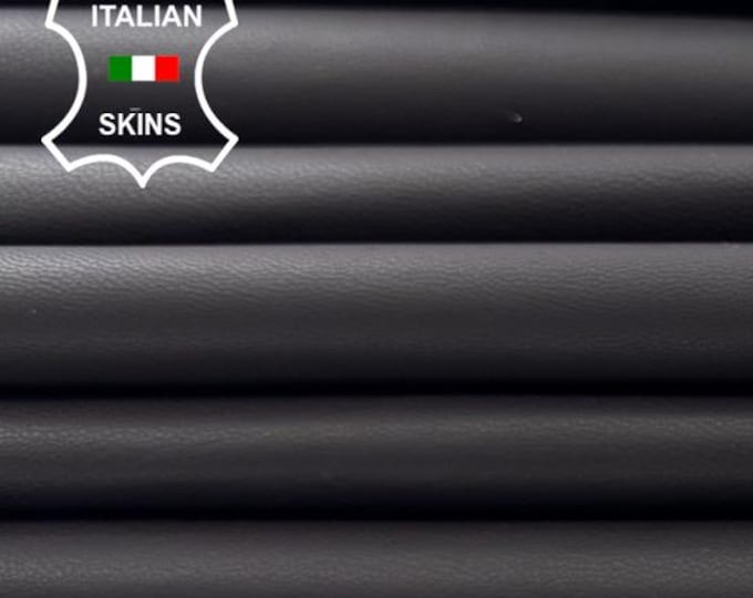 CHOCOLATE BROWN Thin Soft Italian Lambskin Sheep Lamb Leather pack 2 hides skins total 14sqf 0.6mm #C6181