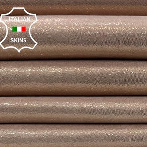 METALLIC ROSE GOLD Shimmer Soft Italian Goatskin Goat Leather pack 2 hides skins total 6+sqf 0.9mm #C5466