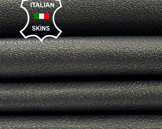 GREY PEARLIZED GRAINY Rough Thick Italian Goatskin Goat leather pack 2 hides skins total 6+sqf 1.1mm #C4603