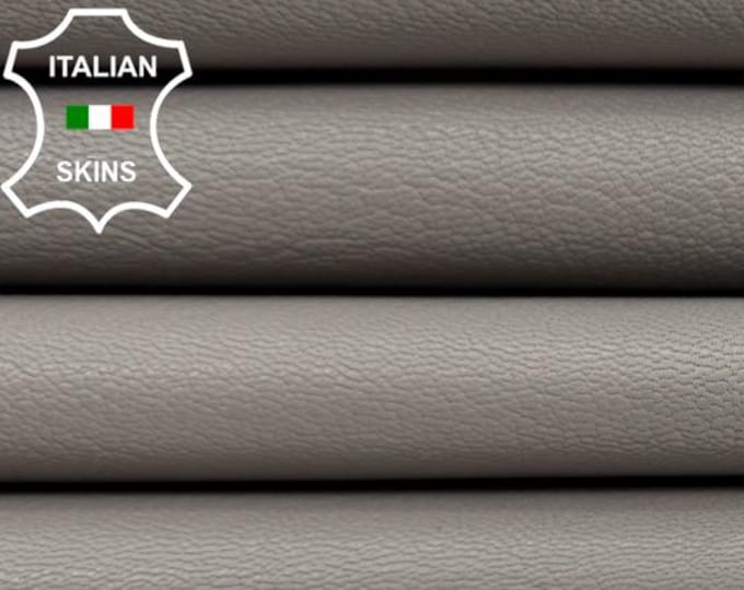 GREY ROUGH Vegetable Tan Italian Goat leather pack 2 skins total 6+sqf 1.0mm #C7236