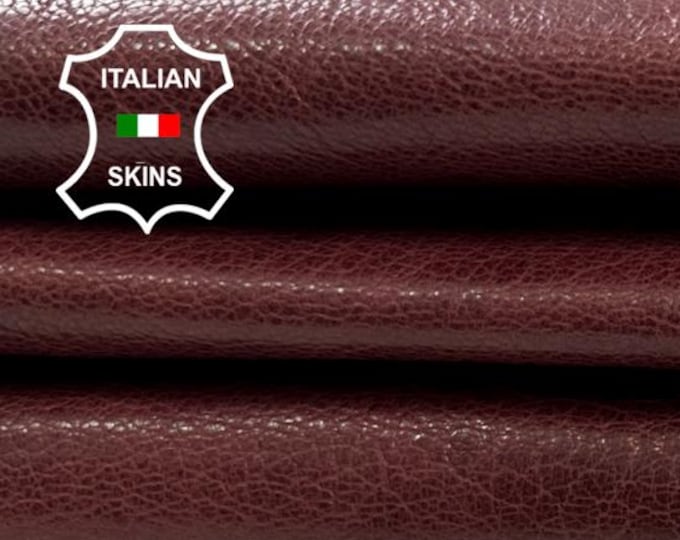 OLD WINE ROUGH Antiqued Vegetable Tan Thick Italian Goatskin Goat leather hide hides skin skins 5+sqf 1.2mm #C4635