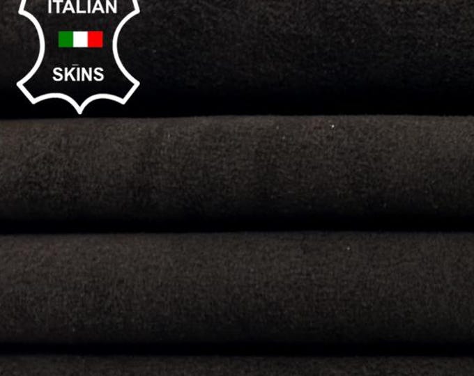 BROWN SUEDE Thick Soft Italian Calfskin Calf Cow leather hide hides skin skins 12sqf 1.1mm #C5071