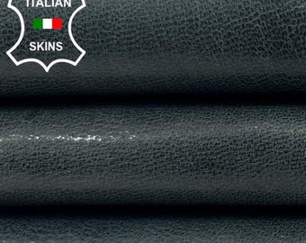 GREY BLUE VEGETABLE Tan Rough Italian Goatskin Goat leather hide hides skin skins 5sqf 1.0mm #C5317