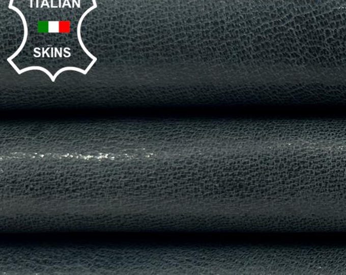 GREY BLUE VEGETABLE Tan Rough Italian Goatskin Goat leather hide hides skin skins 5sqf 1.0mm #C5317