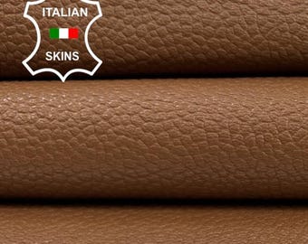 SAND BROWN GRAINY Rough Thick Italian Goatskin Goat leather hide hides skin skins 5+sqf 1.3mm #C5961