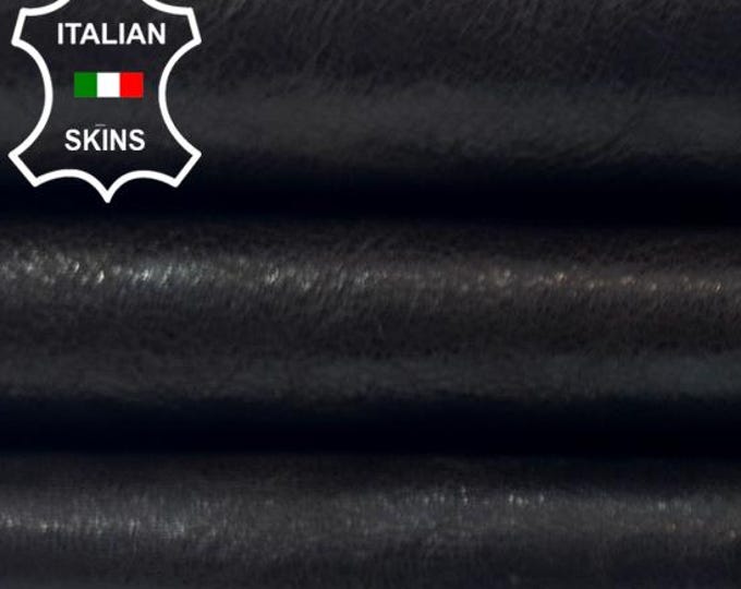 DARK BROWN CRINKLED Antiqued Rustic Vintage Look Italian Goatskin Goat leather hide hides skin skins 4sqf 0.9mm #C5423
