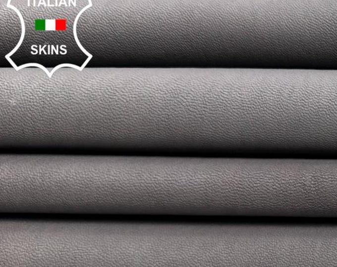 TAUPE GREY Soft Italian STRETCH Backed Vegetable Tan Lambskin Lamb Sheep Leather pack 2 hides skins total 10sqf 0.9mm #C5531
