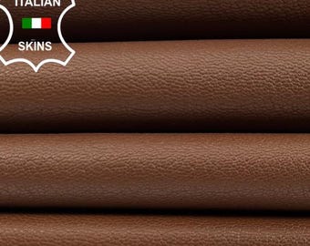 BROWN ROUGH Thick Italian Goatskin Goat leather pack 2 skins total 8+sqf 1.3mm #C5965