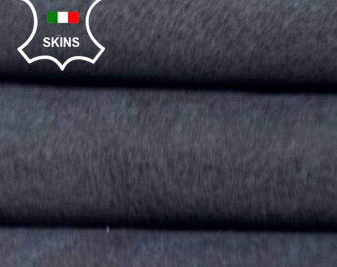 GREY SUEDE VINTAGE Look Soft Italian Lambskin Sheep Lamb leather hide hides skin skins 5sqf 0.9mm #C6281