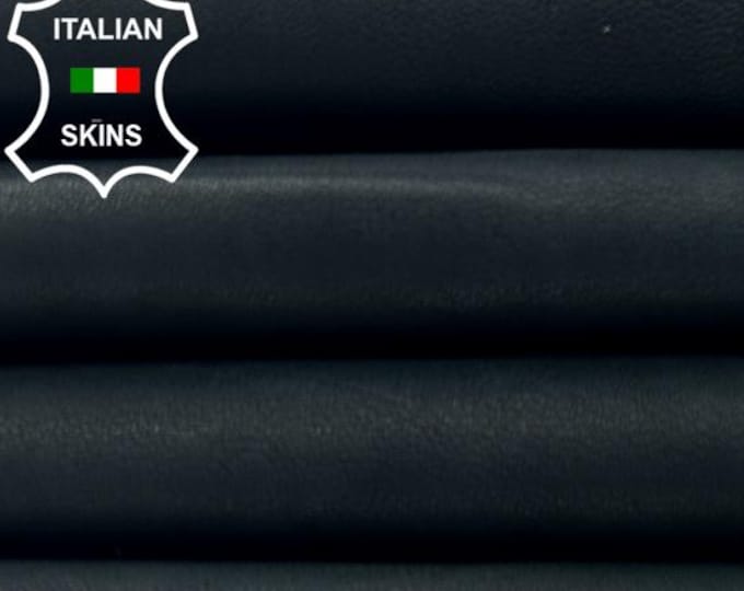 WASHED ANTHRACITE DARK Grey Vegetable Tan Soft Italian Lambskin Sheep Lamb leather hide hides skin skins 6sqf 0.8mm #C5135